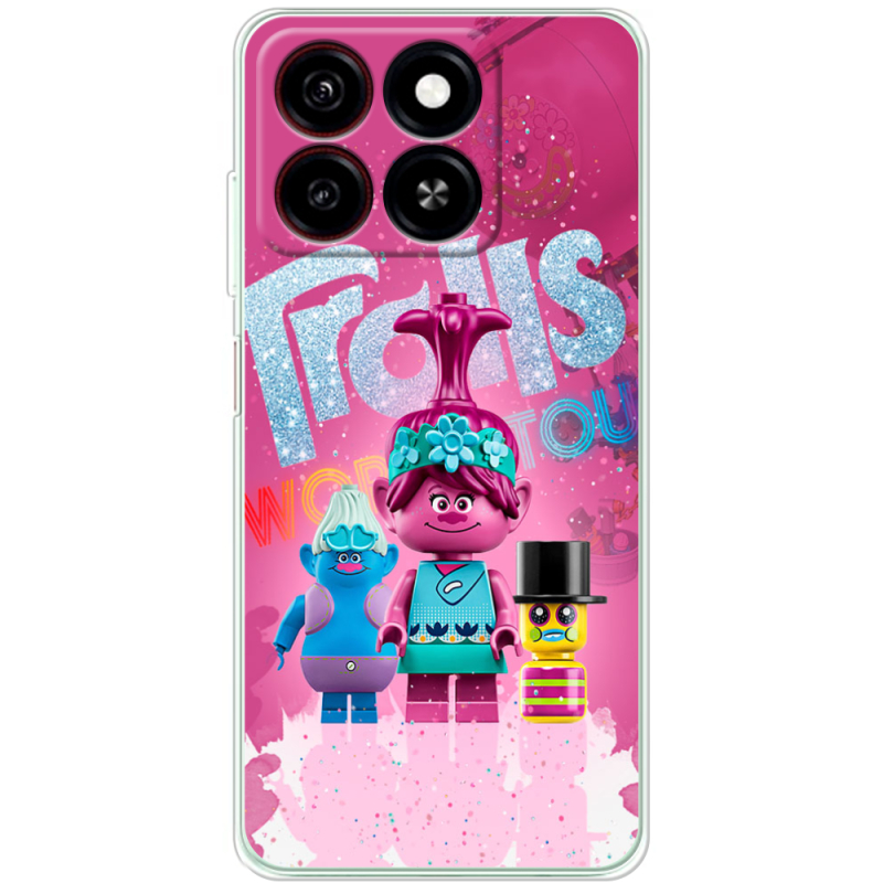 Чехол BoxFace ZTE Blade A35 Lego Trolls