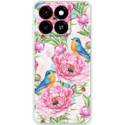 Чехол BoxFace ZTE Blade A35 Birds and Flowers