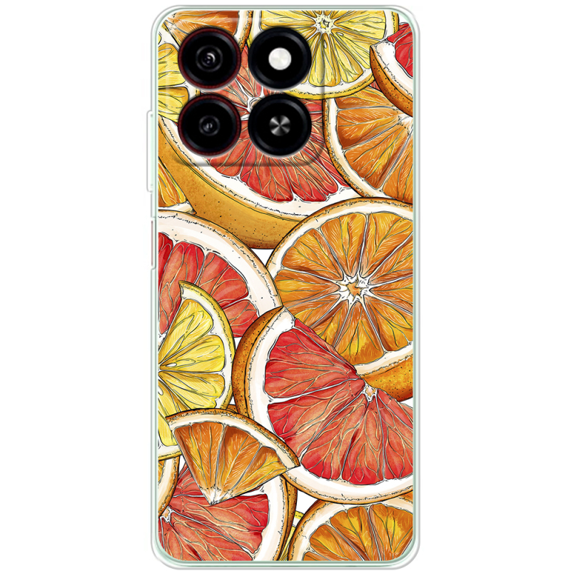 Чехол BoxFace ZTE Blade A35 Citrus Pattern