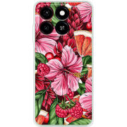 Чехол BoxFace ZTE Blade A35 Tropical Flowers