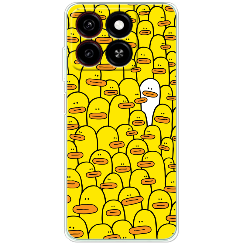 Чехол BoxFace ZTE Blade A35 Yellow Ducklings