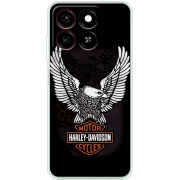 Чехол BoxFace ZTE Blade A35 Harley Davidson and eagle