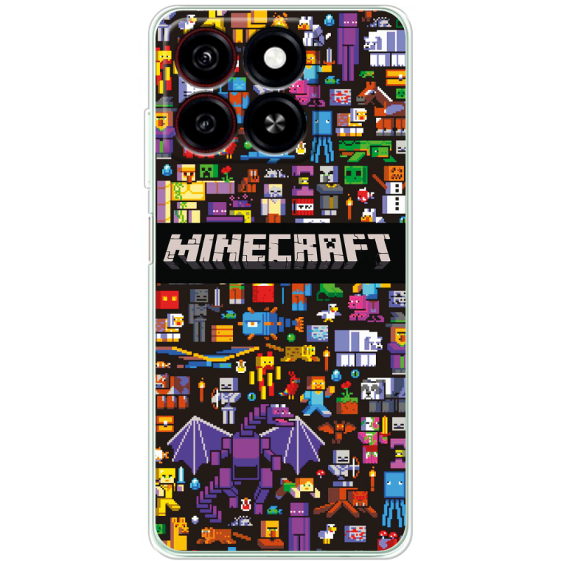 Чехол BoxFace ZTE Blade A35 Minecraft Mobbery