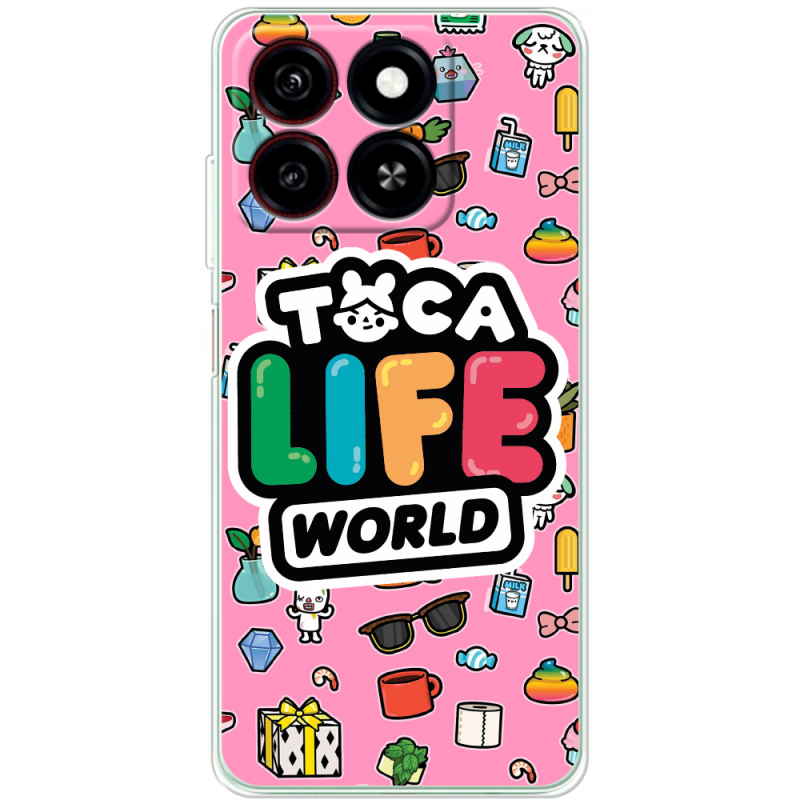 Чехол BoxFace ZTE Blade A35 Toca Boca Life World