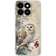 Чехол BoxFace ZTE Blade A35 Christmas Owl