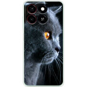 Чехол BoxFace ZTE Blade A35 English cat