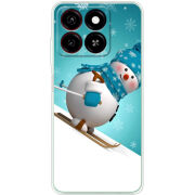 Чехол BoxFace ZTE Blade A35 Skier Snowman