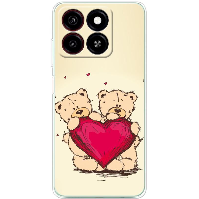 Чехол BoxFace ZTE Blade A35 Teddy Bear Love