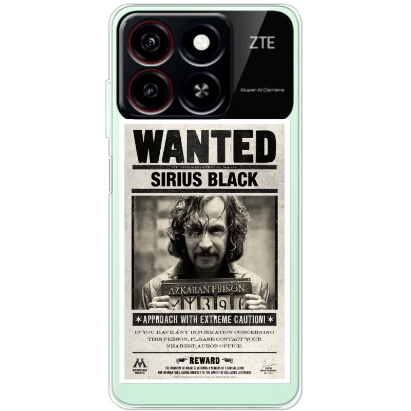 Прозрачный чехол BoxFace ZTE Blade A35 Sirius Black