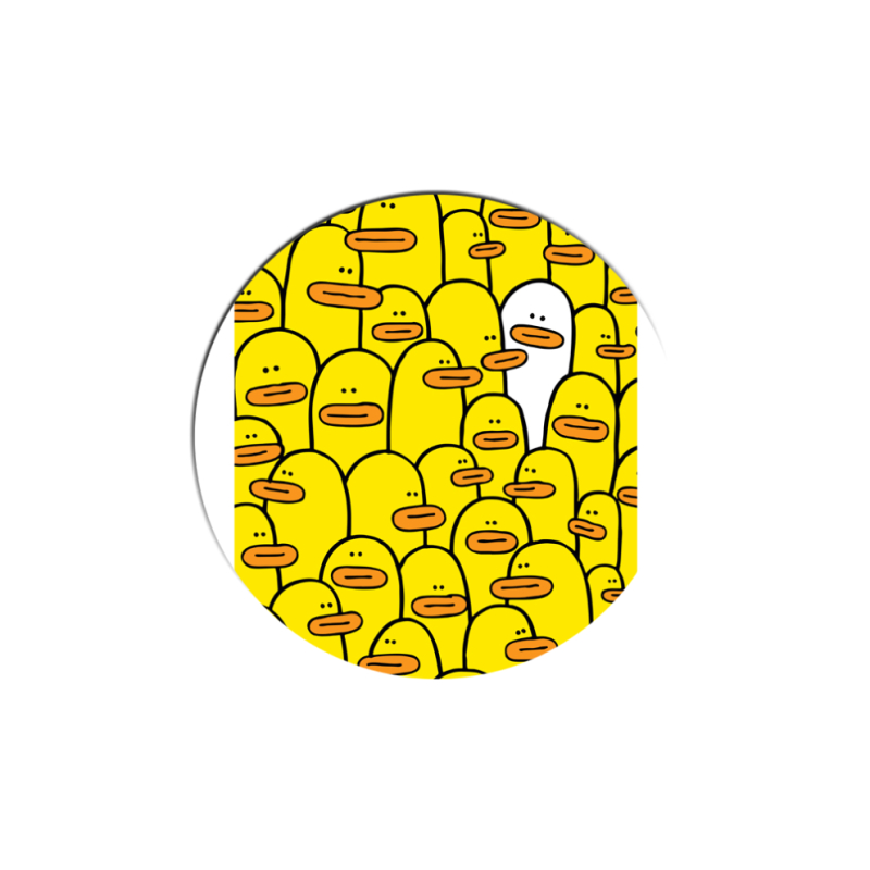 Uprint Popsocket Yellow Ducklings