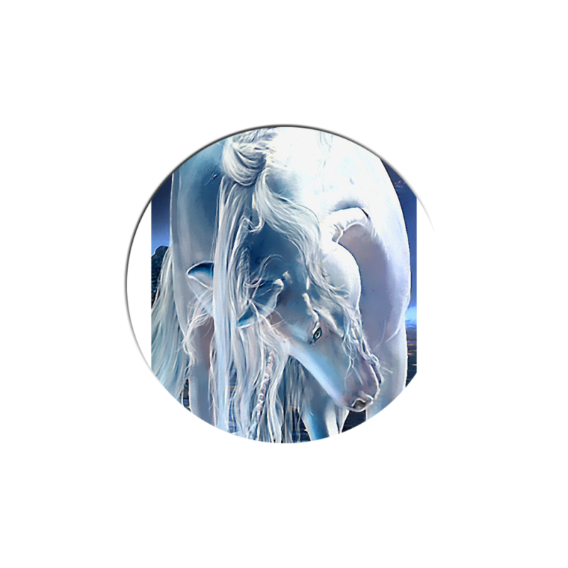 Uprint Popsocket White Horse