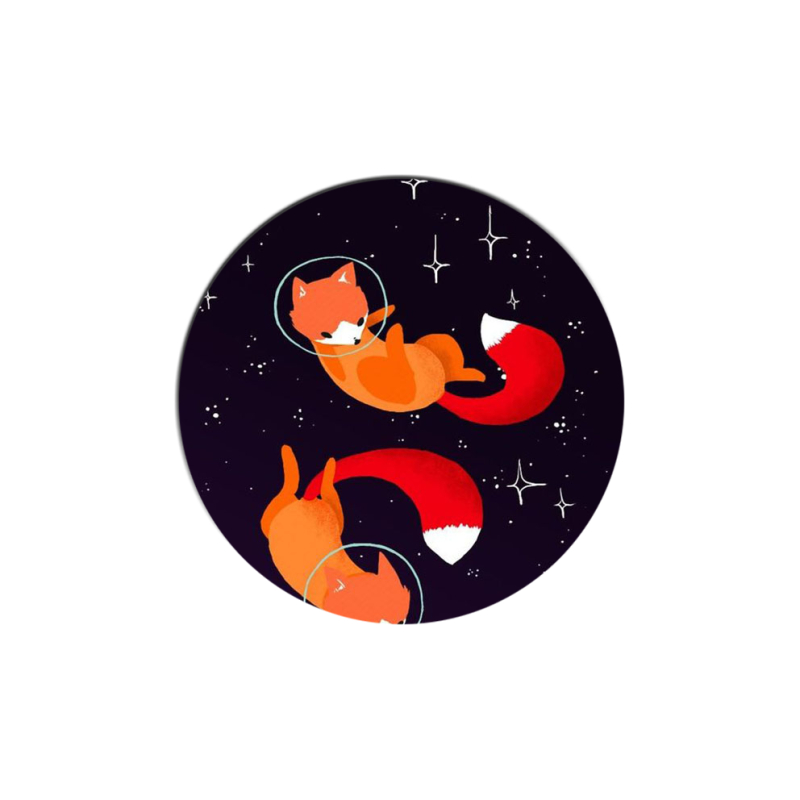 Uprint Popsocket Fox-Astronauts