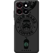 Черный чехол BoxFace ZTE Blade A35 Dark Coffee