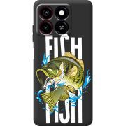 Черный чехол BoxFace ZTE Blade A35 Fish