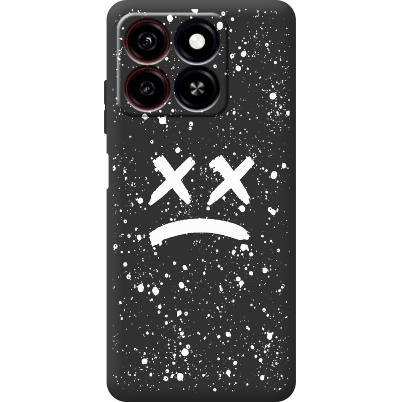 Черный чехол BoxFace ZTE Blade A35 Sad Way