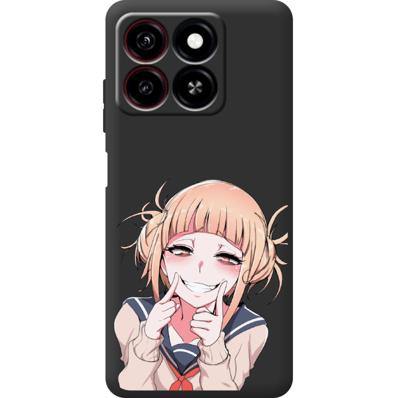 Черный чехол BoxFace ZTE Blade A35 Himiko Toga Smile