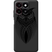 Черный чехол BoxFace ZTE Blade A35 Owl