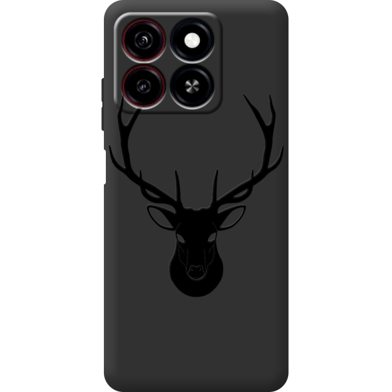 Черный чехол BoxFace ZTE Blade A35 Deer