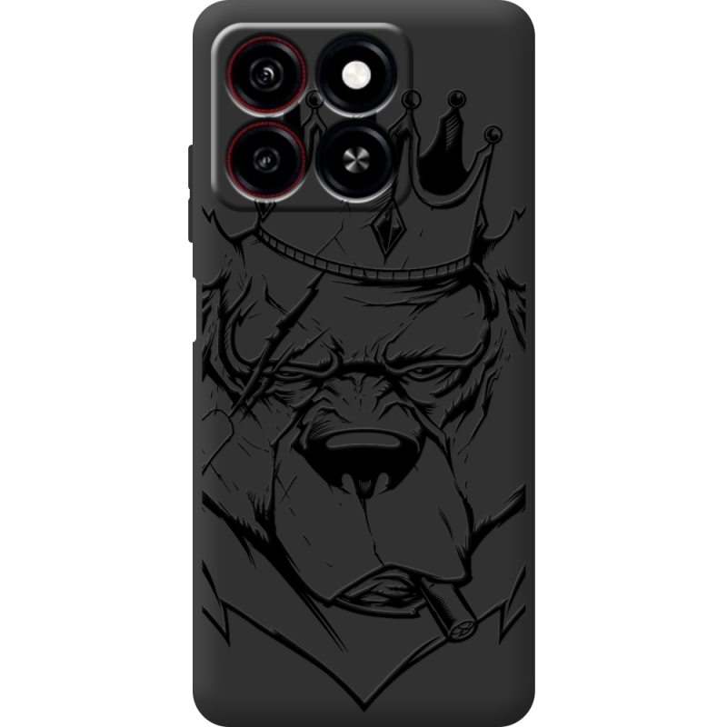 Черный чехол BoxFace ZTE Blade A35 Bear King