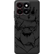 Черный чехол BoxFace ZTE Blade A35 Bear King