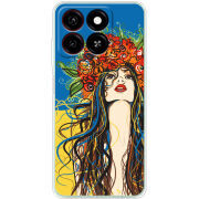 Чохол BoxFace ZTE Blade A55 Ukraine Girl