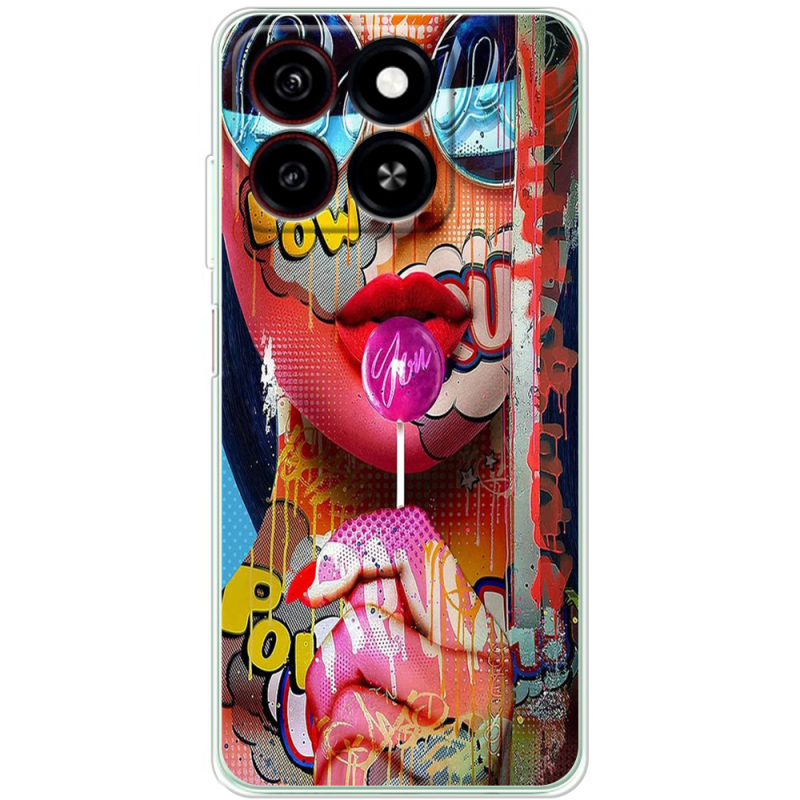 Чохол BoxFace ZTE Blade A55 Colorful Girl