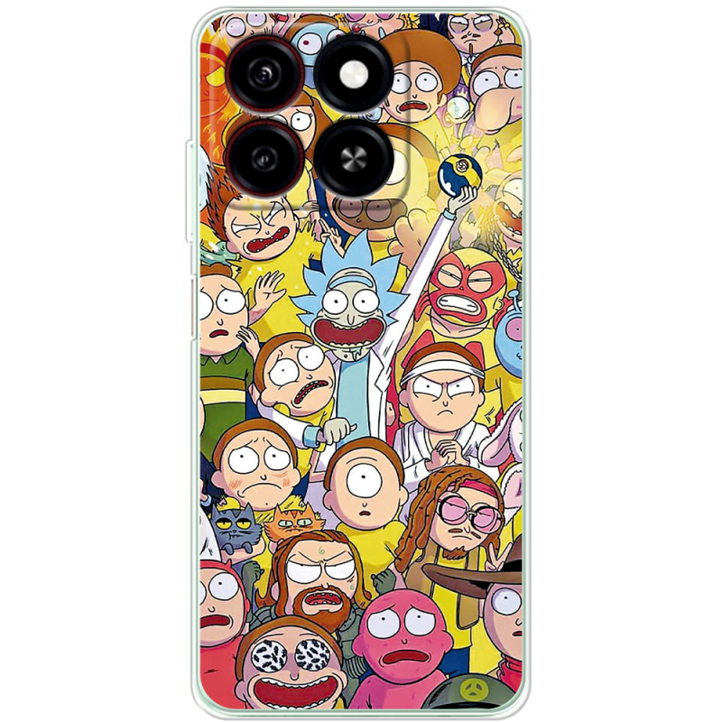 Чохол BoxFace ZTE Blade A55 Rick and Morty