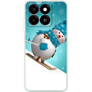 Чохол BoxFace ZTE Blade A55 Skier Snowman