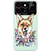 Прозорий чохол BoxFace ZTE Blade A55 Winking Fox