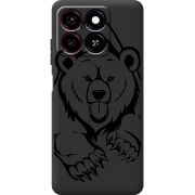 Чорний чохол BoxFace ZTE Blade A55 Grizzly Bear