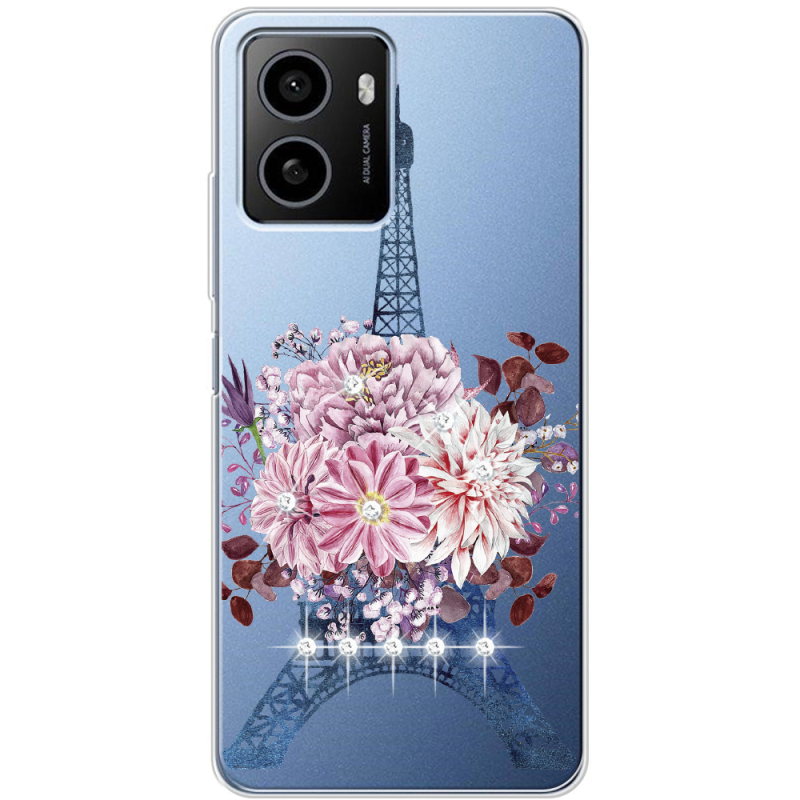 Чохол зі стразами для HMD Pulse Plus Eiffel Tower