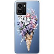 Чохол зі стразами для HMD Pulse Plus Ice Cream Flowers