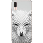 Чехол Uprint Huawei P20 White Wolf