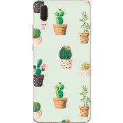 Чехол Uprint Huawei P20 L-green Cacti