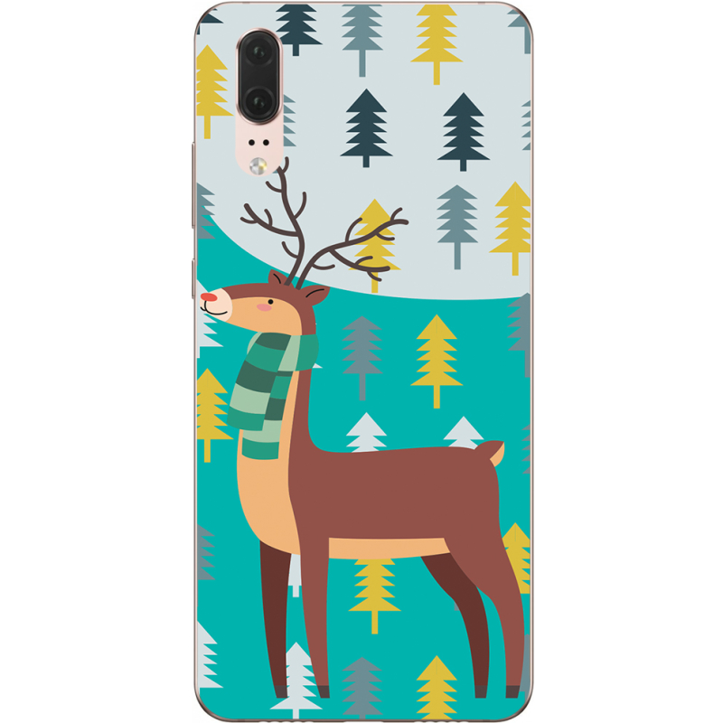 Чехол Uprint Huawei P20 Foresty Deer