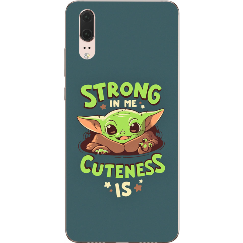 Чехол Uprint Huawei P20 Strong in me Cuteness is