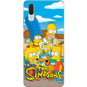 Чехол Uprint Huawei P20 The Simpsons