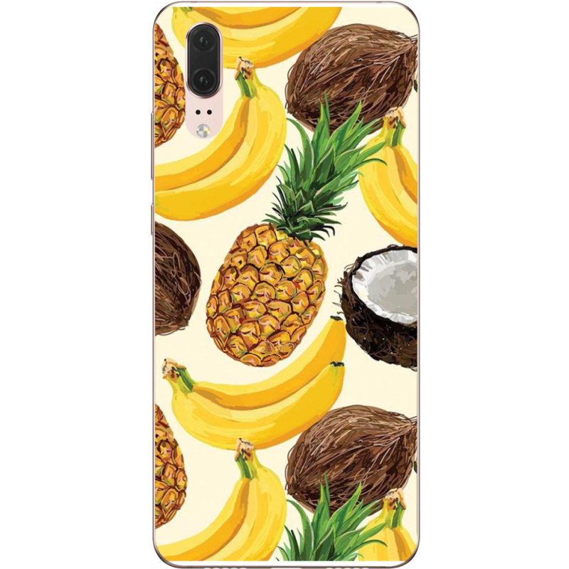 Чехол Uprint Huawei P20 Tropical Fruits