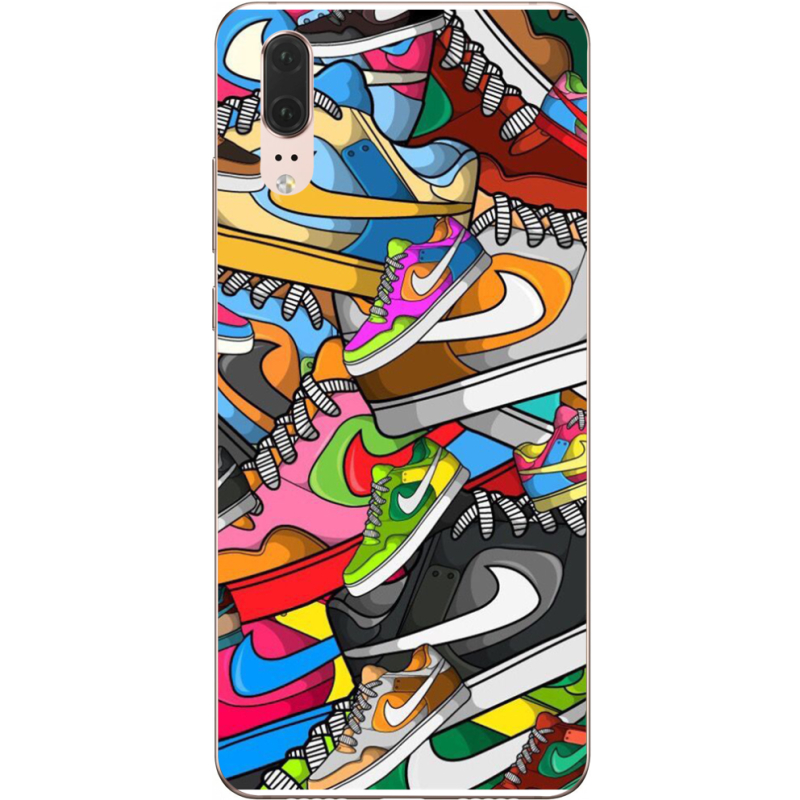 Чехол Uprint Huawei P20 Sneakers