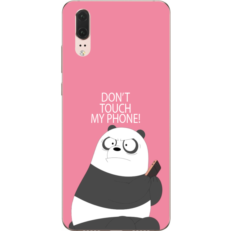 Чехол Uprint Huawei P20 Dont Touch My Phone Panda
