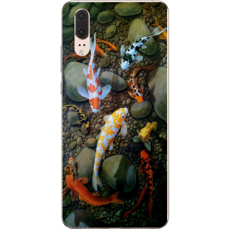 Чехол Uprint Huawei P20 Underwater Koi