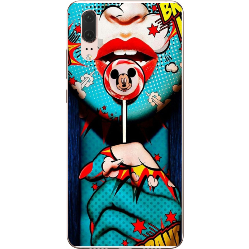 Чехол Uprint Huawei P20 Girl Pop Art