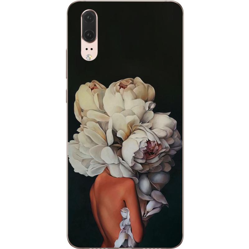 Чехол Uprint Huawei P20 Exquisite White Flowers