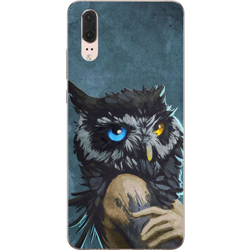 Чехол Uprint Huawei P20 Owl Woman