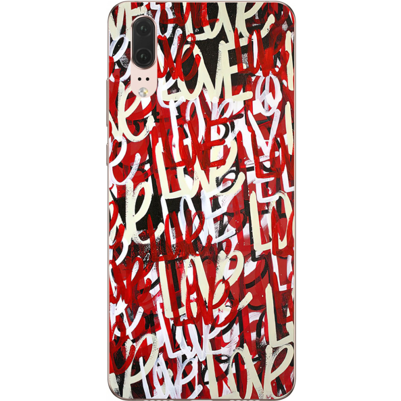 Чехол Uprint Huawei P20 Love Graffiti