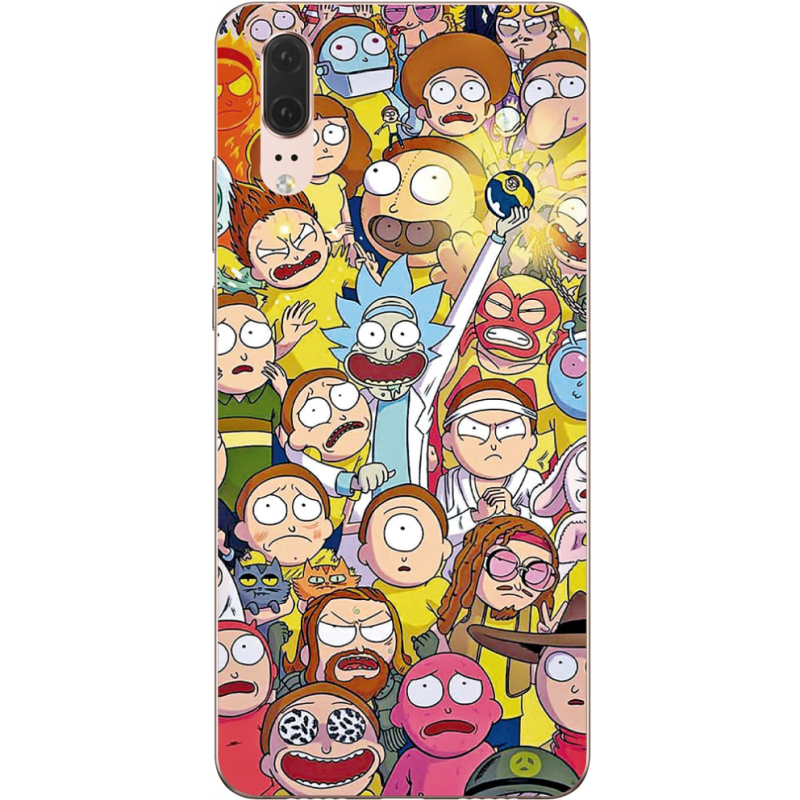 Чехол Uprint Huawei P20 Rick and Morty