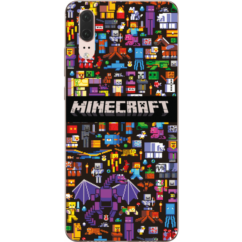 Чехол Uprint Huawei P20 Minecraft Mobbery