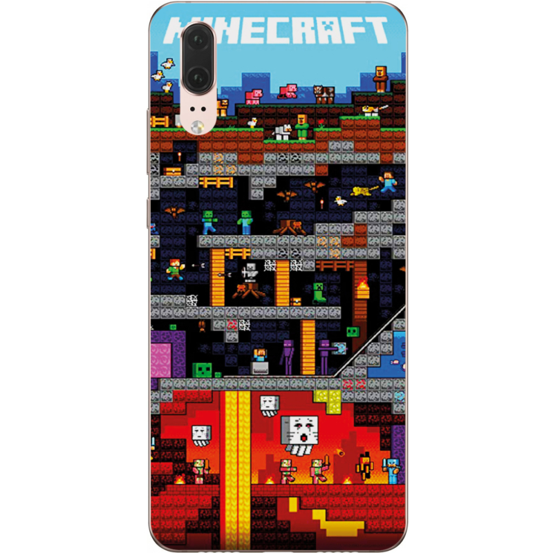 Чехол Uprint Huawei P20 Minecraft Lode Runner