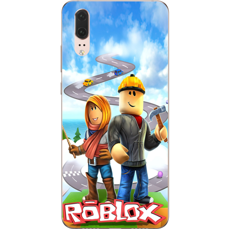 Чехол Uprint Huawei P20 Roblox Білдерман