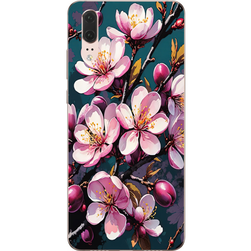 Чехол Uprint Huawei P20 Рожевий аромат